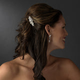 Rhinestone Bridal Hair Barrette 1119