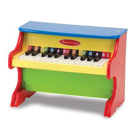 Melissa & Doug Learn-to-Play Piano With 25 Keys and Color-Coded Songbook of 9 Songs