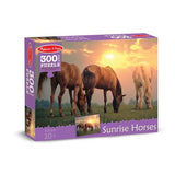 Melissa & Doug Sunset Horses Cardboard Jigsaw Puzzle, 300-Piece