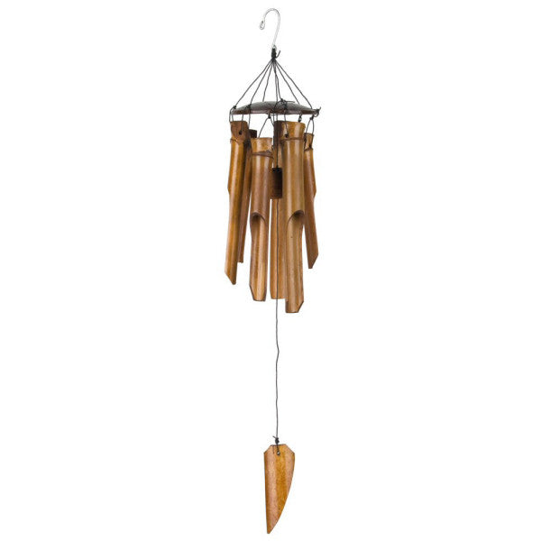 Woodstock 1/2 Coconut Bamboo Chime - Mini C103-Discontinued