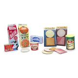 Melissa & Doug Fridge Groceries Play Food Cartons (8pc) - Toy Kitchen Accessories