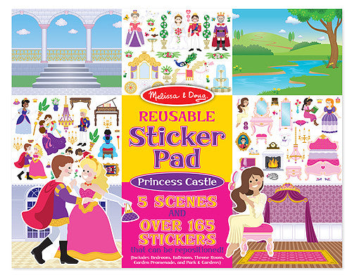 Melissa & Doug Reusable Sticker Pad - Princess