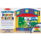 Melissa & Doug Tabletop Puppet Theater - Sturdy Wooden Construction