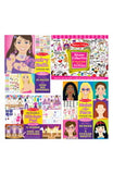 Melissa & Doug Sticker Pads Set: Jewelry and Nails, Dress-Up, Make-a-Face, Favorite Themes - 1225+ Stickers