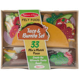 Melissa & Doug Felt Food - Taco & Burrito Set