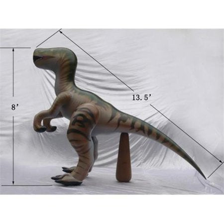 Jet Creations Inflatable Velociraptor Dinosaur, X-Large