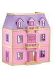Melissa & Doug Multi-Level Wooden Dollhouse With 19pc Furniture