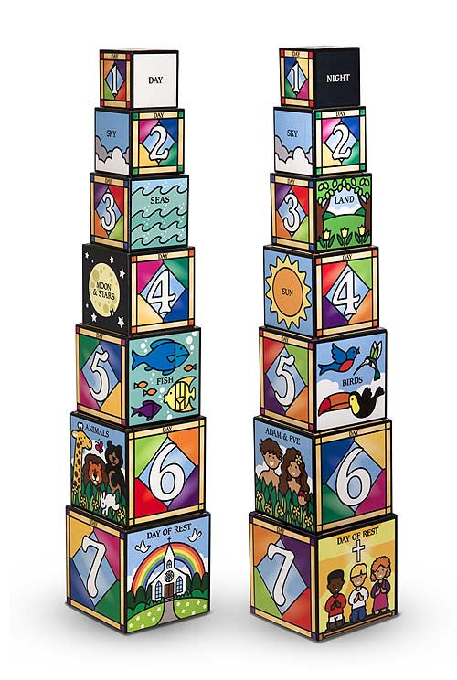 Melissa & Doug Days of Creation Stacking and Nesting Blocks 2777