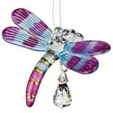 Fantasy Glass Dragonfly, Autumn Violet