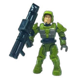 Bundle of 2 |Mega Construx Halo Universe Series 1 Minifigures (UNSC Marine & Purple Spartan Aster)