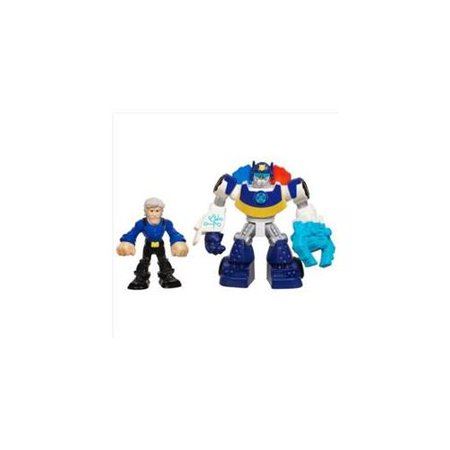 Transformers Rescue Bots Playskool Heroes Axel Frazier and Microcopter Set
