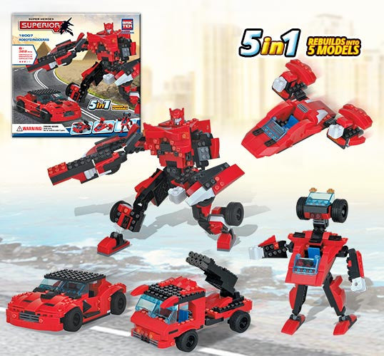 Brictek Heroes 5 in 1 Robotdinoceras 18007