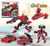 Brictek Heroes 5 in 1 Robotdinoceras 18007