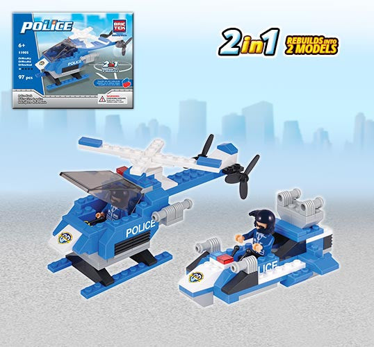 Brictek Police Hawk 2-in-1 11005