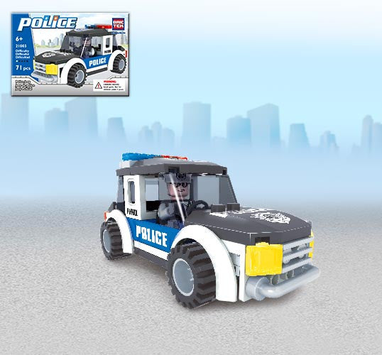 Brictek Police Jeep 21003