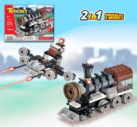 Brictek Train Series 2-in-1 11701