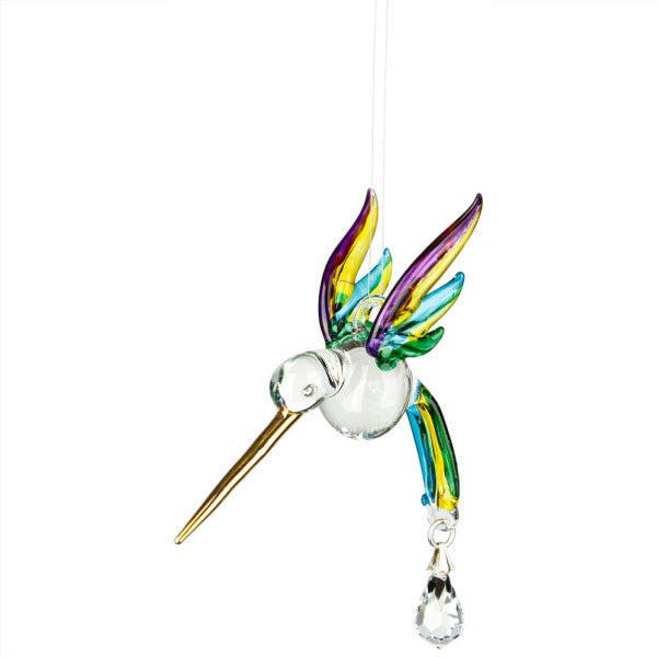 Woodstock Fantasy Glass Hummingbird - Spring Pastels CHPAS