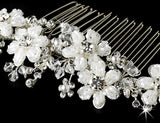 Floral Hair Comb 037 ( Elegant Gold or Silver)