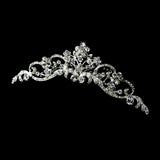 Swarovski Crysal Floral Bridal Comb 2374