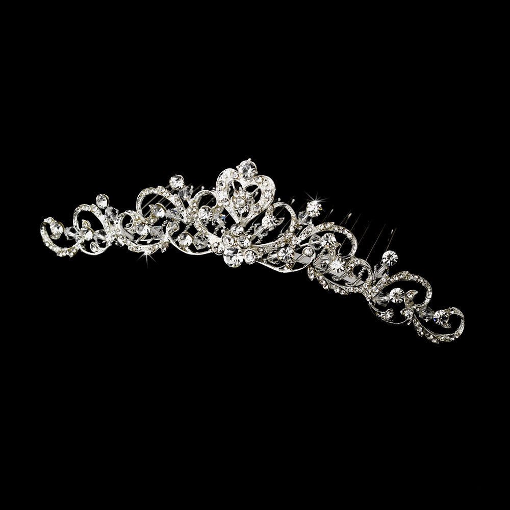 Elegant Rhinestone Bridal Comb 2410