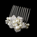 Silver or Gold Plated Bridal Comb 3473