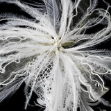 Fabulous Feather Fascinator Bridal Comb or Clip 8989