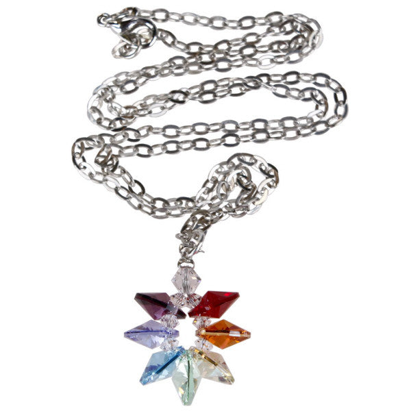 Woodstock Crystal Chakra Necklace CWCN-Discontinued
