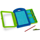 Melissa & Doug Adventure Design Activity Kit: 9 Double-Sided Plates, 4 Colored Pencils, Crayon