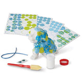Melissa & Doug Decoupage Made Easy Puppy Paper Mache Craft Kit With Stickers