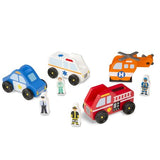 Melissa & Doug Emergency Vehicle Set