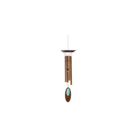 Woodstock Chimes Portrait Wind Chime Turquoise