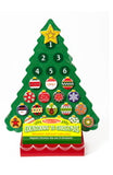 Melissa & Doug Countdown to Christmas Wooden Advent Calendar - Magnetic Tree, 25 Magnets