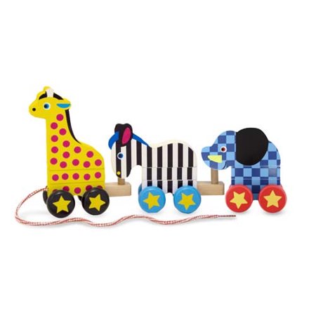 Melissa & Doug Pull-Along Zoo Animals