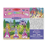 Melissa & Doug Color-Your-Own Sticker Pad – Dress-Up (280+ Stickers to Color, 18 Scenes to Fill)