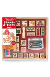 Melissa & Doug Stamp-a-Scene Wooden Stamp Set: Farm - 20 Stamps, 5 Colored Pencils, and 2-Color Stamp Pad