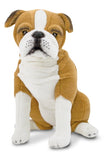 Melissa & Doug Giant English Bulldog - Lifelike Stuffed Animal (nearly 2 feet tall)