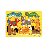 Melissa & Doug Pets Mix'n Match Wooden Peg Puzzle