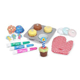 Melissa and Doug Toy, Bake and Decorate Cupcake Set