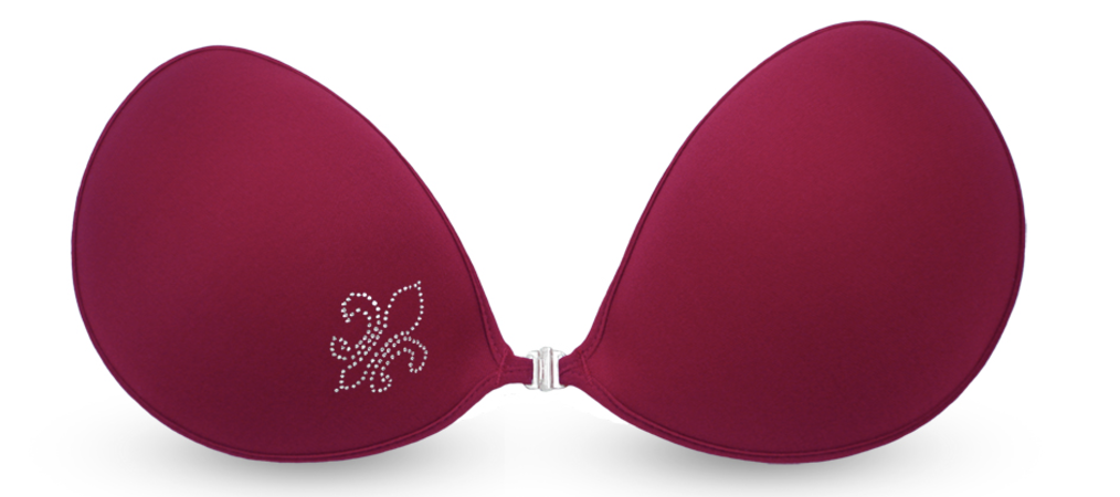 NuBra Aphrodite Bra, Fleur-De-Lis With Swarovski Crystals A100C3