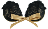 NuBraFashion Aphrodite Collection Bra W/Removable Ribbon  A100FC-BK