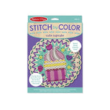Melissa and Doug Stitch by Color Cute Cupcake Toy