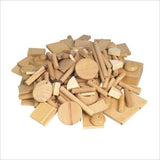 Vari-Design Wood Block Set w Multiple Shapes - 18 Pounds