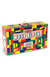 Melissa & Doug Wooden Building Block Set - 200 Blocks in 4 Colors and 9 Shapes
