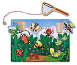 Melissa & Doug Magnetic Wooden Bug-Catching Puzzle Game (10 pcs)