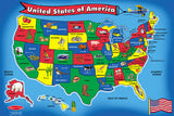 Melissa and Doug Toy, U.s.a. Map Floor (51 pc)