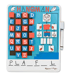 Melissa & Doug Flip to Win Travel Hangman Game - White Board, Dry-Erase Marker