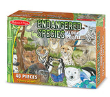 Melissa and Doug Kids Toy, Endangered Species 48-Piece Floor Puzzle
