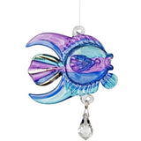 Fantasy Glass - Coral Fish, Purple