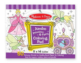 Melissa & Doug Jumbo Coloring Pad - Princess &