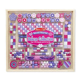 Melissa & Doug Deluxe Collection Wooden Bead Set With 340+ Beads for Jewelry-Making